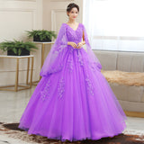 Plataz Dress Wedding Annual Host Performance Student Vocal Solo Art Exam Costume Puffy Skirt Long Evening Dress Woman