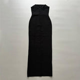 Plataz Bosom Diamond Banda Stender Temperament Repair Height Open Party Party Party Dress Dress Dress