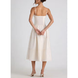 Plataz Women's New Slings With Chest-Scared Belt Low-Breasted Waist Dress HZ0628