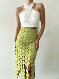 Plataz And Familiar With Wind Embroidery Hollow Skirt Women In Spring 2025 New Design With High-Waisted Candy Cumsudian Dress