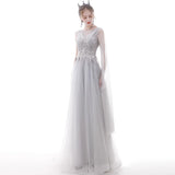 Plataz Evening Dress Women 2025 New Noble Temperament Dream Birthday Party Evening Dress Long Performance Clothes Thin