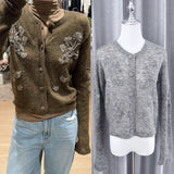 Plataz South Oil Heavy Industry Glid Light Long Sleeve Knit Shirt 24 Autumn And Winter Gentle Set Long-Sleeved Coat