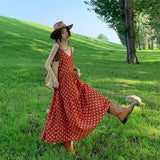 Plataz Bo Oat Hanging Dress Xinjiang Tourism Wearing Retro Dress Holiday Dress Woman Summer