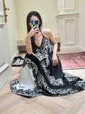 Plataz Years Of Holiday Style Design Feel Beautiful Seaside Print Slings Niche Clenient Dress