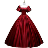 Plataz Dingy Evening Dress Body Solo Student Art Test Vocal Folk Song Performance Dress Host Dress Fluffy Skirt Woman