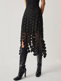 Plataz And Familiar With Wind Embroidery Hollow Skirt Women In Spring 2025 New Design With High-Waisted Candy Cumsudian Dress