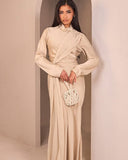 Plataz French Fashion Elegant Collar Dress In Autumn 2024