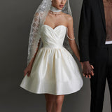 Plataz New Women's Dress Folded Slings With Dress Sexy Temperament Diamond Skirt