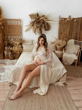 Plataz Cotton Pregnant Women Dress Dress Lace Pregnant Women Photography Dress Maternity