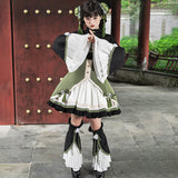 Plataz Design Kung Fu Rolling Chinese Style Improve The Chinese Elements Of The Women's Coat Dress Dress Set 6663