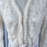Plataz Early Autumn New Design Purple Knitted V-Neck Sweater Cardigan