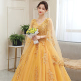 Plataz Dress Wedding Annual Host Performance Student Vocal Solo Art Exam Costume Puffy Skirt Long Evening Dress Woman