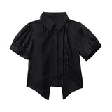 Plataz Teased Original Deep Music Lolita Girl Lolita Collar Top Dress Shorts Set 7212