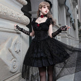 Plataz Design Dark Rose Lolita Everyday Cute Lorita Sweet Dress Spring And Summer 6775