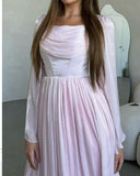 Plataz Women's Autumn Autumn Style Folded Temperament High-Waisted Skirt