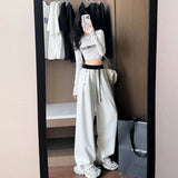 Plataz Popular Thin Pants Autumn New Color Trousers Women Loose Thin Leisure Loose Loose Trousers DJPT