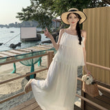 Plataz Wind Flower Sling Vest Women Summer New High-End Feel Holiday Wear Temperament Sweet Half Skirt Two-Piece