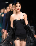 Plataz Minority Sexy Sling Dress With Breast-Wearing Women's French Fish Bone Thin-Skinny Dress Bag Hip Skirt Skirt