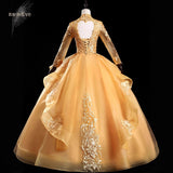 Plataz Performance Suit V-Neck 2025 New Color Yarn Vocal Art Canopy Skirt Host Dress Woman Retro