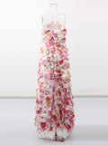 Plataz French Style Braid Dress 2025 New Female Summer Ears Folded Splicing Lotus Leaves Side Swing Dress