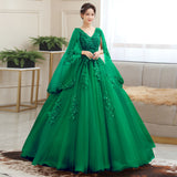 Plataz Dress Wedding Annual Host Performance Student Vocal Solo Art Exam Costume Puffy Skirt Long Evening Dress Woman