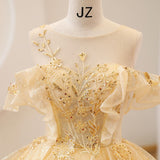 Plataz Color Yarn Yellow Evening Dress Student Vocal Art Exam Performance Costumes Solo Puffy Skirts To Preside Over The Annual Meeting