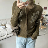 Plataz South Oil Heavy Industry Glid Light Long Sleeve Knit Shirt 24 Autumn And Winter Gentle Set Long-Sleeved Coat