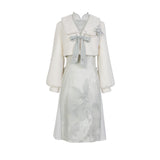 Plataz Design Lanting Sequence Chinese Wind Han Elements Daily Coat Dress Set Autumn And Winter 6708