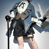 Plataz Teased Original Narrative Poem Lolita Cloak Maar Shirt Shorts Daily Set 7184