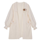 Plataz Design New Flower Room Set Hanfu Women's Element Jacket Sling Skirt Set Autumn And Winter 8495