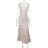 Plataz Design Flash Temperament Sling Dress Woman Fashion Sexy Body Dress Dress DJPT