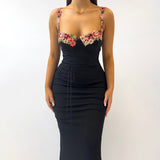 Plataz Chest Cup Poster Dress 2025 Summer New Corset With Babes And Hips DJPT