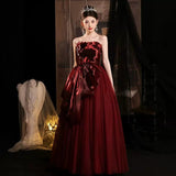 Plataz Bra Toast Dress 2025 Spring New Evening Dress Bridal Temperament Long Toast Dress Engagement Dress