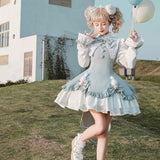 Plataz Design Magical Girl Op Lolita Dress Everyday Cute Lorita Sweet Dress 6621