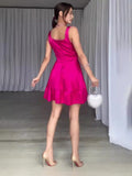 Plataz Summer New Sexy Sleeveless U-Necked Sleeved Dress
