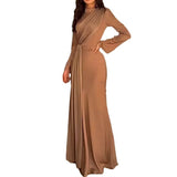 Plataz French Fashion Elegant Collar Dress In Autumn 2024