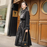 Plataz Design Of The Northern Spicy Man Element Of The Female Hundred And Autumn Coat Long Coat 8500