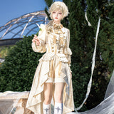 Plataz Teased Original Little Prince Lolita Female Lolita Top With Trousers Daily Cute Style Set 7166