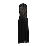 Plataz Temperament Style Dress 2025 Summer New Round-Neck Sleeveless Texture High-End Knitted Dress Woman