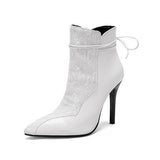 Plataz British New Color Leopard-Print Headed Knight Boots Fine High Heel Boots 40-48 Size High Quality Shoes