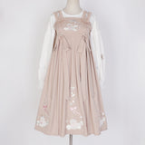 Plataz Design Little Sheep Lolita Sling Skirt Lolita Dress Temperament Sweet Three-Piece Set 6444