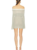 Plataz Spring And Summer New French Gentle Word Knitted Dress Temperament Sexy Waist Thin Bag Hip Skirt