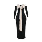 Plataz Autumn 2025 New Temperament Tender Strap With One-Word Shoulder Palping Dress Dress Woman DJPT