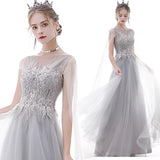 Plataz Evening Dress Women 2025 New Noble Temperament Dream Birthday Party Evening Dress Long Performance Clothes Thin