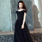 Plataz Evening Dress 2025 Spring Shoulder Birthday Dinner Party Host Art Examination Dress Woman