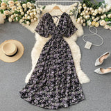 Plataz Vacation Dress Summer 2025 New Sexy V To Receive Long-Lost Lanky Chopped Beach Skirt DJPT