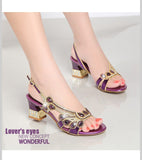 Plataz New Flat-Soled Sandals Women Wear High Heels Golden Water Drill Bohemian Diamond Beach Women's Shoes Coarse High Quality Shoes