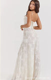Plataz New Hot French Strapped Self-Repair Square Collar Exquisite Lace Dress HZ0628