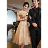 Plataz Evening Dress Women's 2025 New Banquet Temperament Famous Fairy Moderators Heavy Industry Annual Conference Dress