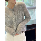 Plataz South Oil Heavy Industry Glid Light Long Sleeve Knit Shirt 24 Autumn And Winter Gentle Set Long-Sleeved Coat
